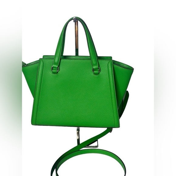 MICHAEL KORS NWT Women's FREYA Small Leather Satchel/Xbody Palm MSRP $328 - Picture 6 of 12